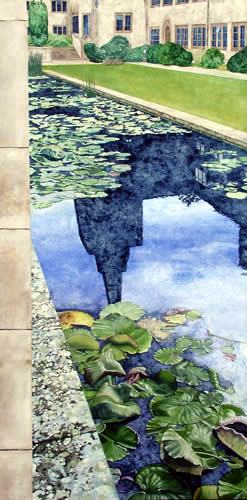 Nuffield College, Water Lilies and Lichen