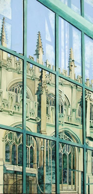 Old Bank Window and St Mary the Virgin 2